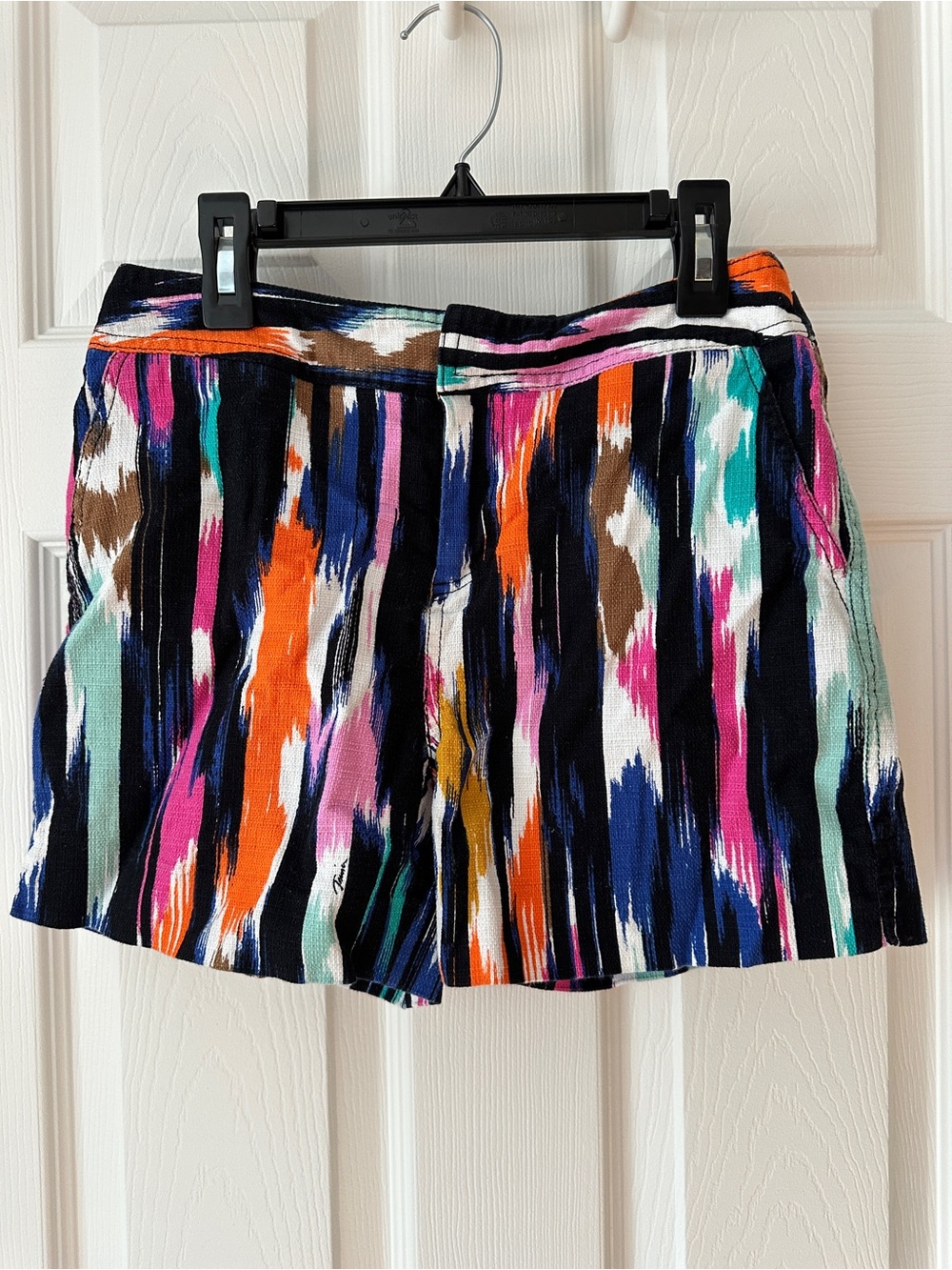 Trina Turk x International Concepts Multicolor Abstract Stripe Shorts - Size 0